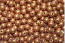 Czech Round Beads Saturated Metallic Flame 4mm - 100pcs