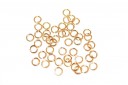 Brass Jump Rings Gold 5mm - 30pcs