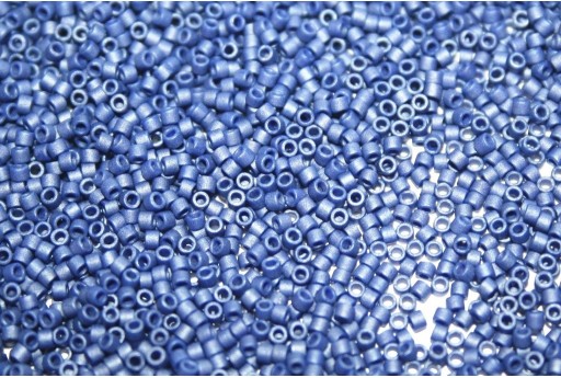 Miyuki Delica Beads Metallic Dark Grey Blue Matted 11/0 - 8gr