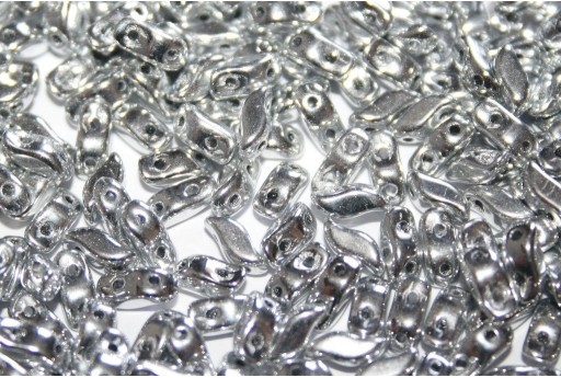Czech Glass Beads StormDuo Crystal Labrador Full 3x7mm - 40pcs