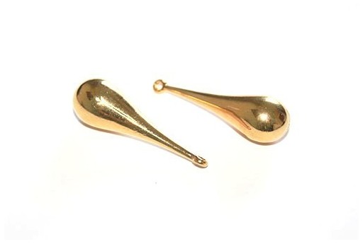 Pendente Goccia Oro 11x36mm - 1pz