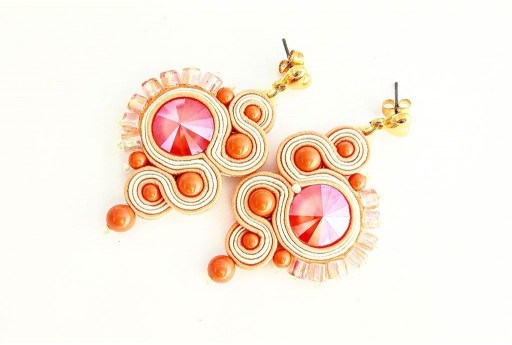 Soutache Earrings Sunrise Kit by Arianna Bruzzi