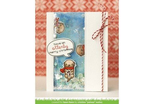 Cutting Dies Winter Otter - Lawn Fawn - 2pcs 2