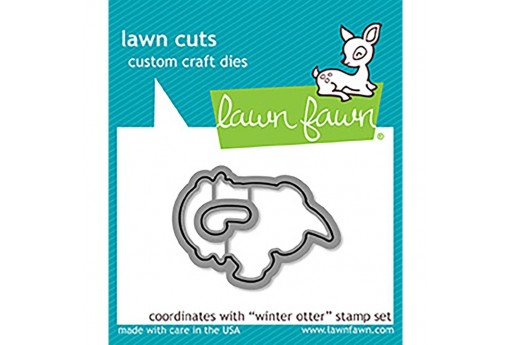 Cutting Dies Winter Otter - Lawn Fawn - 2pcs