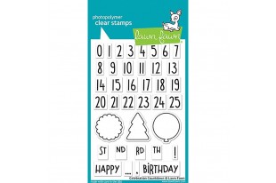 Clear Stamps Celebration Countdown - Lawn Fawn