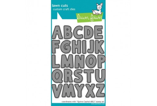 Fustelle per timbri Alfabeto Quinn's Capital ABCs - Lawn Fawn