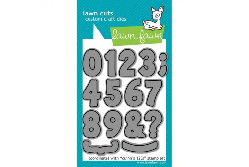 Cutting Dies Quinn's 123 - Lawn Fawn