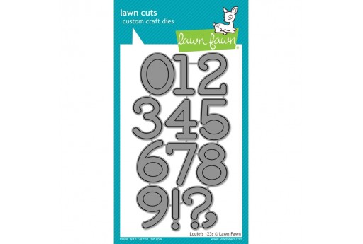 Cutting Dies Louie's 123 - Lawn Fawn