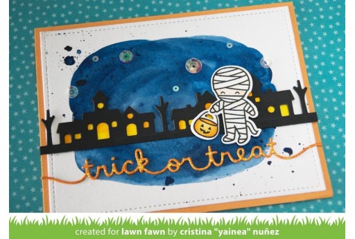 Cutting Die Trick Or Treat Border - Lawn Fawn 2