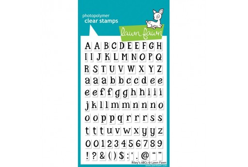 Clear Stamps Riley's ABCs - Lawn Fawn