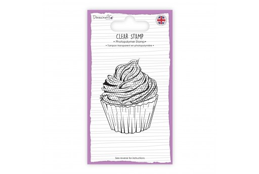 Clear Stamp Cupcake Dovecraft 5x7cm