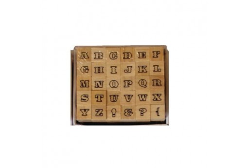Stamps Set Alphabet Font 2 Dovecraft - 8mm - 30pcs