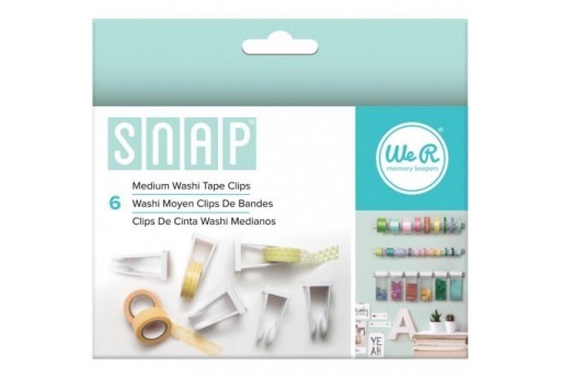 Snap Washi Tape Clips Medium We R Memory Keepers