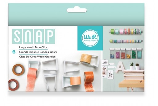 Snap Clips per Washi Tape Grandi We R Memory Keepers - 6pz