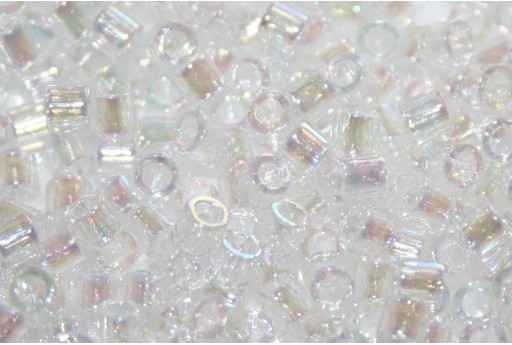 Miyuki Delica Seed Beads 8/0 - Crystal AB - 8gr