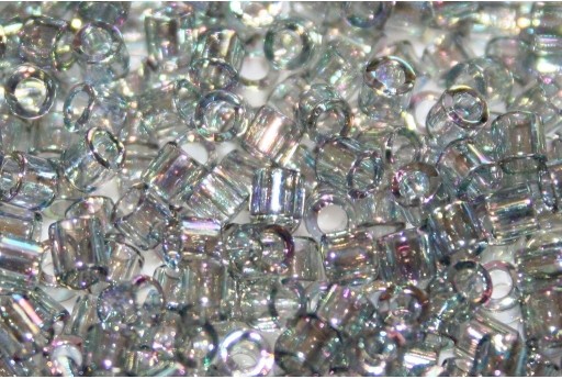 Miyuki Delica Seed Beads 8/0 - Transparent Grey Iris - 8gr