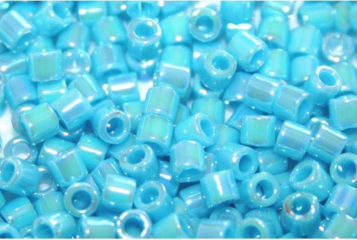 Miyuki Delica Seed Beads 8/0 - Opaque Light Blue AB - 8gr