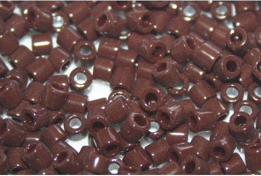 Miyuki Delica Seed Beads 8/0 - Opaque Chocolate Brown - 8gr