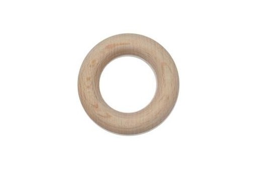 Anello Legno Naturale da Rivestire - Tondo 30mm - 8pz