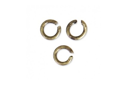 Brass Jump Rings Bronze 5x0,8mm - 30pcs