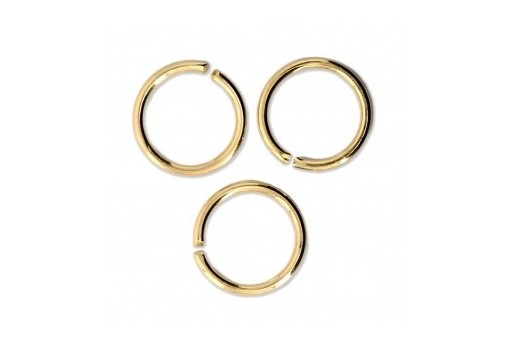Brass Jump Ring Gold 10x1,2mm - 20pcs