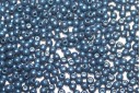 Czech Round Beads Metallic Suede Blue 2mm - 150pcs