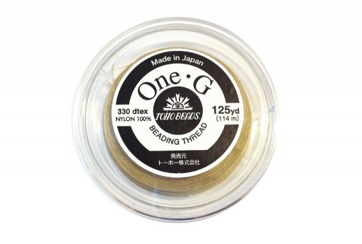 Toho One-G Nylon Thread 0,20mm Sand Ash 125yd