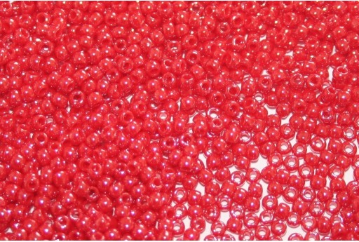 Toho Seed Beads Opaque Lustered Cherry 11/0 - 10g
