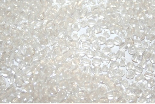 Czech Round Beads Crystal 3mm - 100pcs