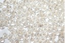 Czech Round Beads Luster Crystal 4mm - 100pcs