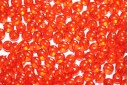 Czech Round Beads Transparent Pearl Cantaloupe 4mm - 100pcs