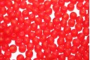 Czech Round Beads Matte Light Siam Ruby 4mm - 100pcs