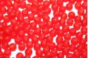 Tondi Vetro di Boemia Matte Light Siam Ruby 4mm - 100pz