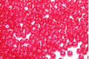 Tondi Vetro di Boemia Transparent Pearl Hot Pink 3mm - 100pz