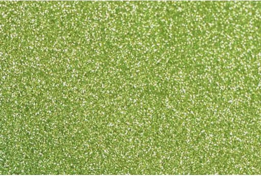 Glitter Foam Light Green A4 Sheet 2mm