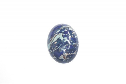 Cabochon Jasper Impression Blue - Ovale 18x25mm