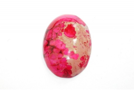 Dyed Impression Jasper Cabochon Pink - Oval 22X30mm