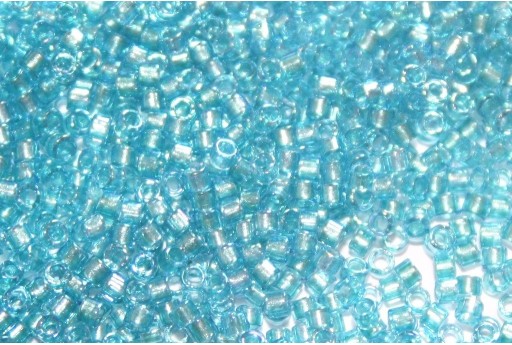 Miyuki Delica Beads Fancy Lined Aqua 11/0 - 8gr