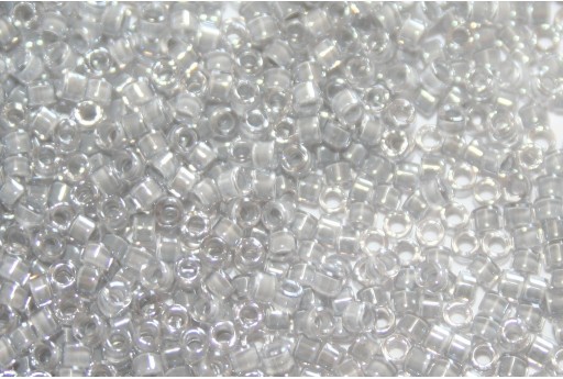 Miyuki Delica Beads Fancy Lined Pearl Grey 11/0 - 8gr