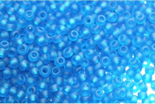 Miyuki Seed Beads Matted Transparent Capri Blue 11/0 - 10gr
