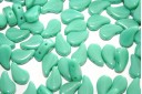 Perline Paisley Duo Opaque Turquoise Green 8x5mm - 10gr