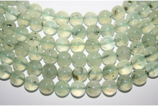 Filo 38 Pietre Prehnite Sfera 10mm PRE2