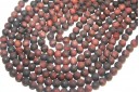 Red Tiger Eye Frosted Round Beads 6mm - 64pcs
