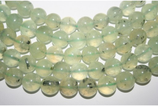 Filo 32 Pietre Prehnite Sfera 12mm PRE3