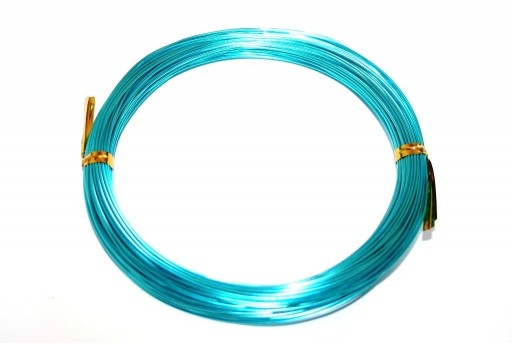 Aluminium Wire Aquamarine 0,8mm - 20m