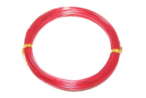 Aluminium Wire Red 0,8mm - 20m