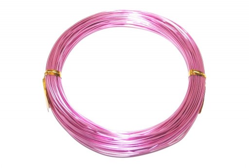 Filo di Alluminio Rosa 0,8mm - 20mt