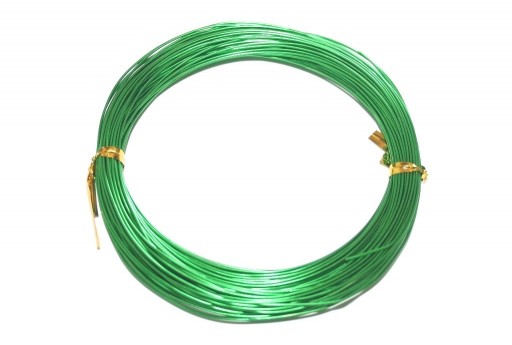 Aluminium Wire Green 1mm - 20m