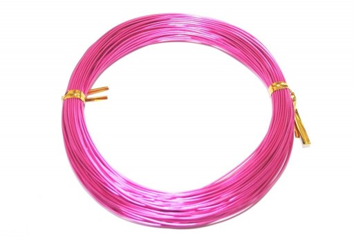 Aluminium Wire Fuchsia 1mm - 20m