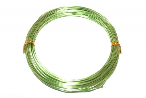 Aluminium Wire Light Green 1mm - 20m